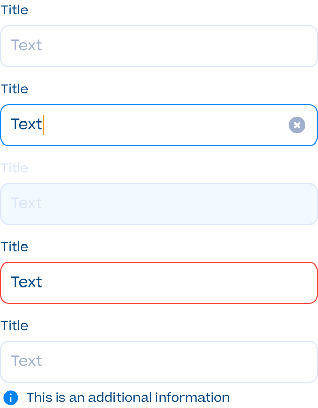 Input Styles
